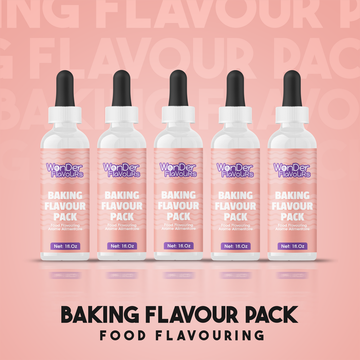 Baking Flavour Pack: Liquid Concentrate for Food & Beverage Home Use