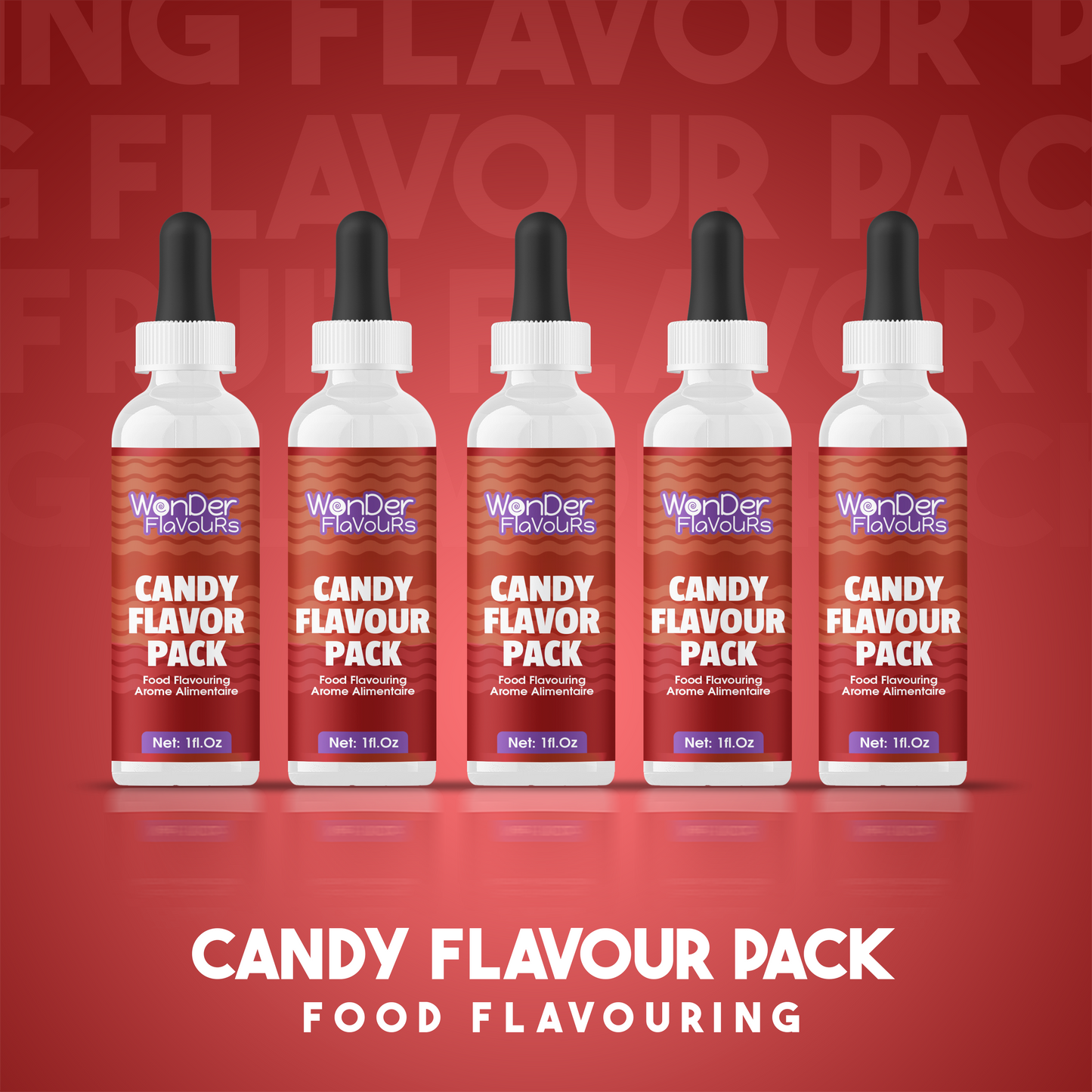 Candy Flavour Pack: Liquid Concentrate for Food & Beverage Home Use