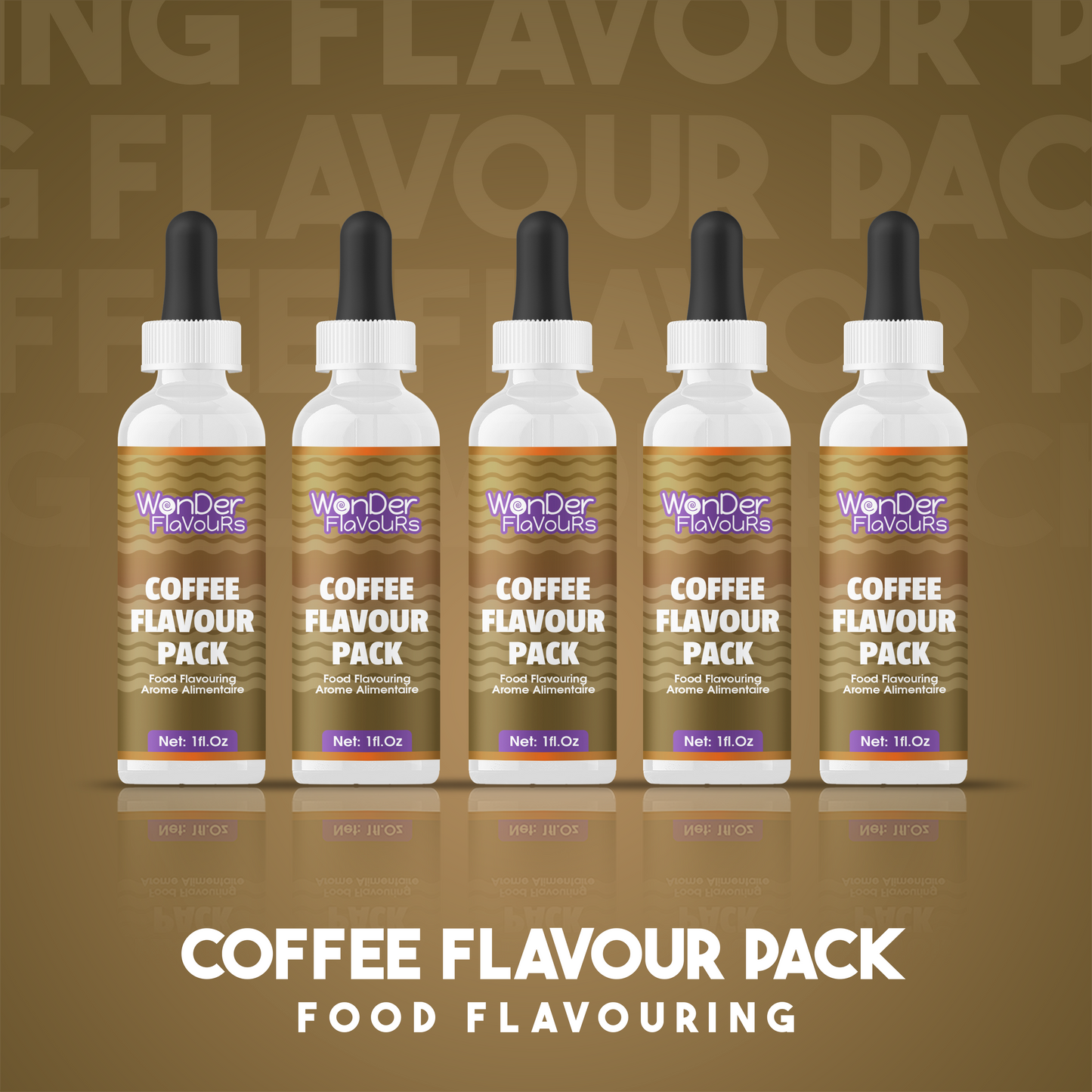 Coffee Flavour Pack: Liquid Concentrate for Food & Beverage Home Use