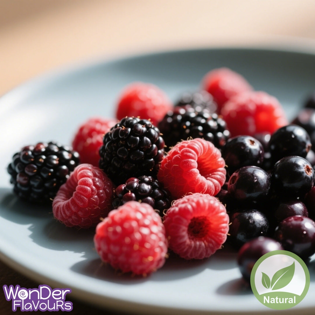 Natural Blackberry Raspberry Acai Flavour: Liquid Concentrate for Food & Beverage Producers