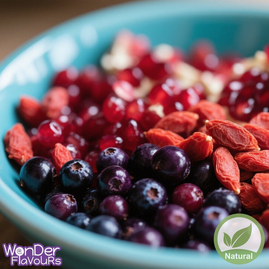 Natural Goji Acai Berry Pomegranate Flavour: Liquid Concentrate for Food & Beverage Producers