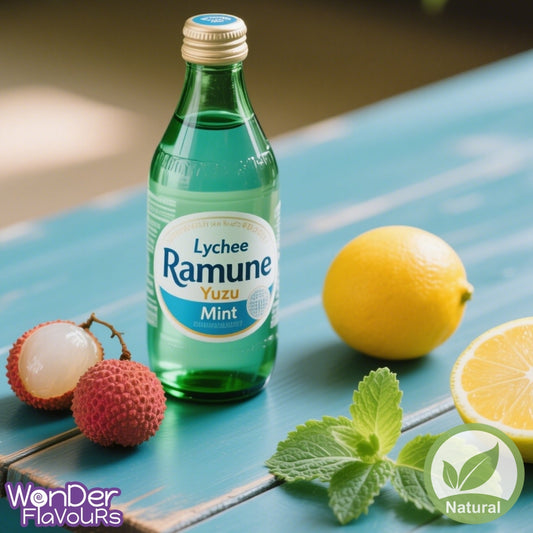 Natural Lychee Ramune Yuzu Mint Flavour: Liquid Concentrate for Food & Beverage Producers