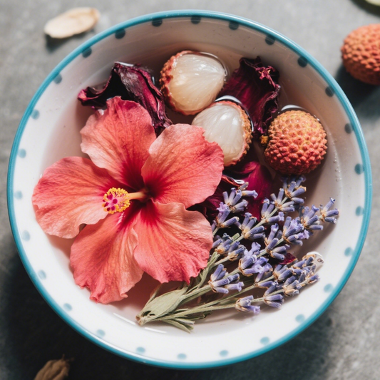 Natural Hibiscus Lychee Lavender Flavour: Liquid Concentrate for Food & Beverage Producers