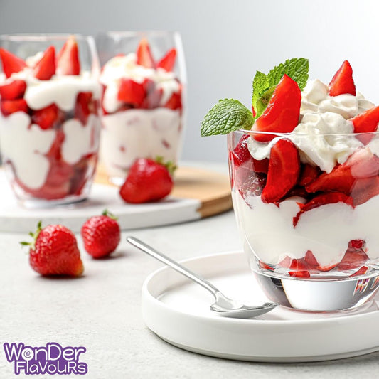 Strawberries and Cream Flavour: Liquid Concentrate for Food & Beverage Producers